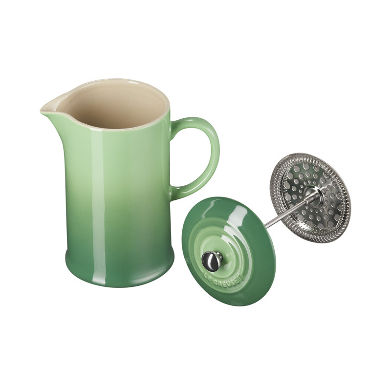 Le Creuset Stoneware Cafetiere with Metal Press, Bamboo