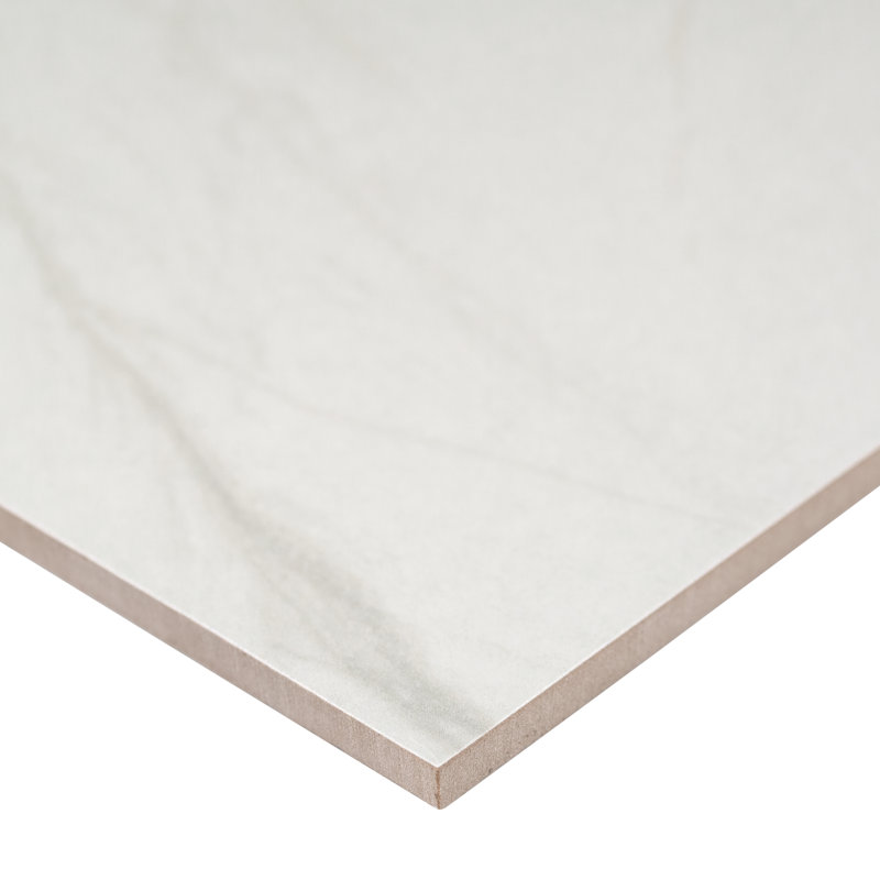 Marnix 12 in. x 24 in. Polished Porcelain Stone Look Floor and Wall Tile, Alabaster