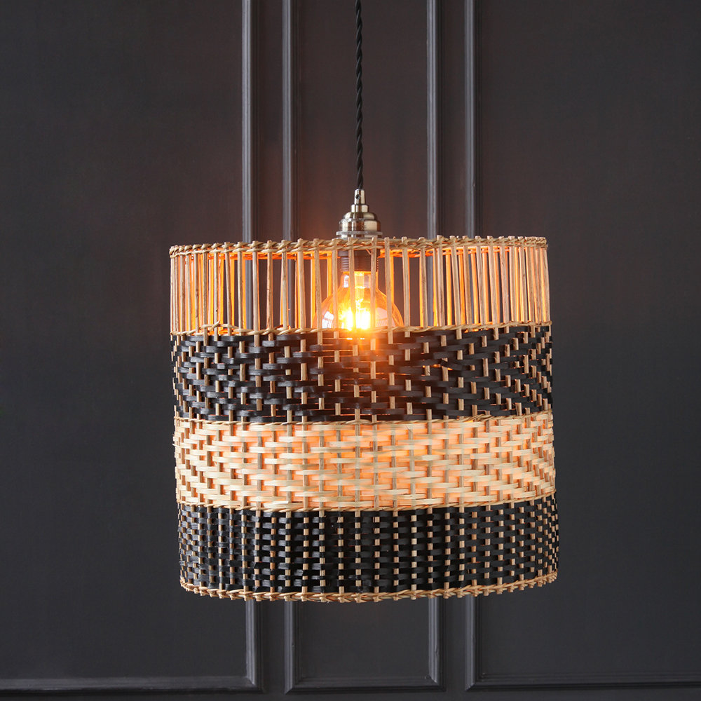 Basanti 35cm 1-Light Rattan Pendant Lamp