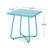 Modern Side Table With Bold Straight Legs And Steel Construction A Iron Base Complementing Flair-2109794607