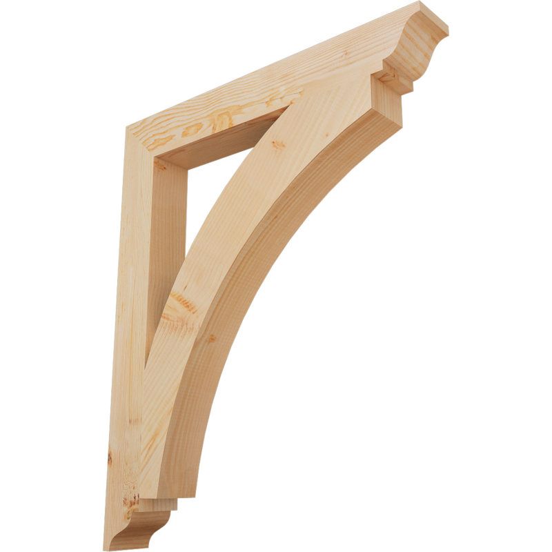 Thorton Traditional Bracket, 36"H x 3.5"W x 30"D, Douglas Fir (Smooth)