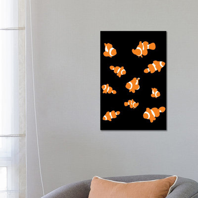 Fish Clown by Alberto Perez - Wrapped Canvas Print