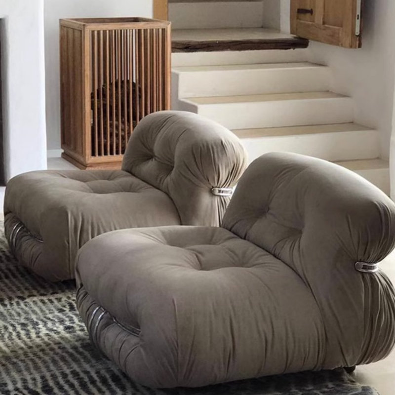 Wabi-sabi Hippo-Shaped Sofa