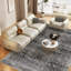 Tapis lavable vintage à motif occidental pleine couverture - Tapis en cachemire doux pour le salon, la chambre à coucher ou le bureau