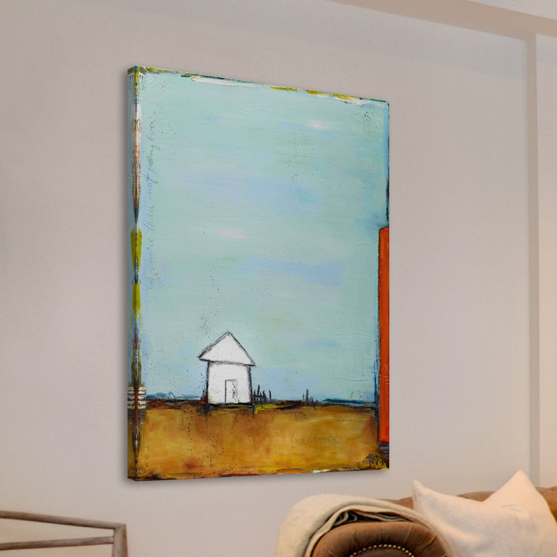 «Blue Bombay», peinture, H 24 po x l 16 po