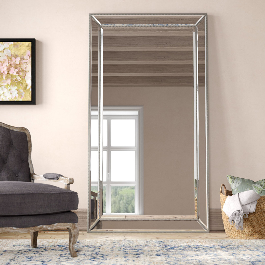 Ashley Flat Floor Mirror Charlton Home®