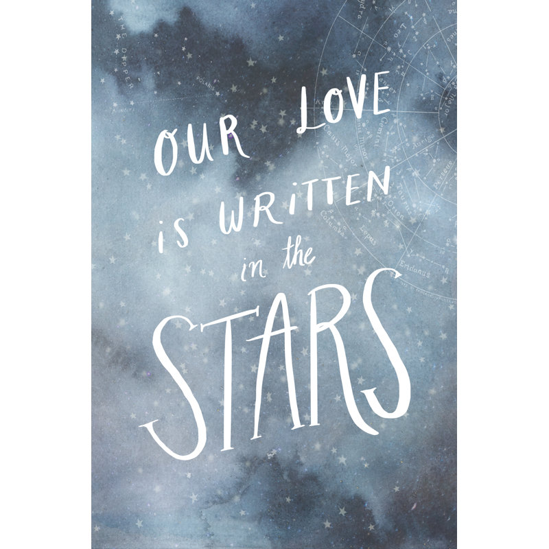 Celestial Love IV by Victoria Borges - Print on Canvas, 30cm H x 20cm W, Wrapped Canvas