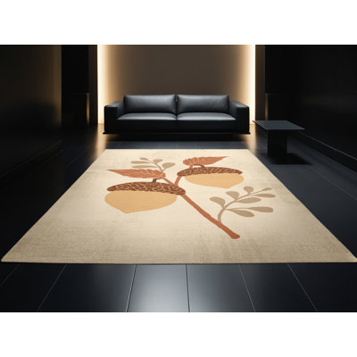 Tapis abstrait moelleux et moelleux à motif abstrait moderne et contemporain de couleur gracieuse Evenson