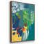 Impression tropicale encadrée sur toile 3 pièces-91886874-91886870