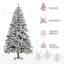 Grand arbre de Noël artificiel enneigé enneigé-1152889295