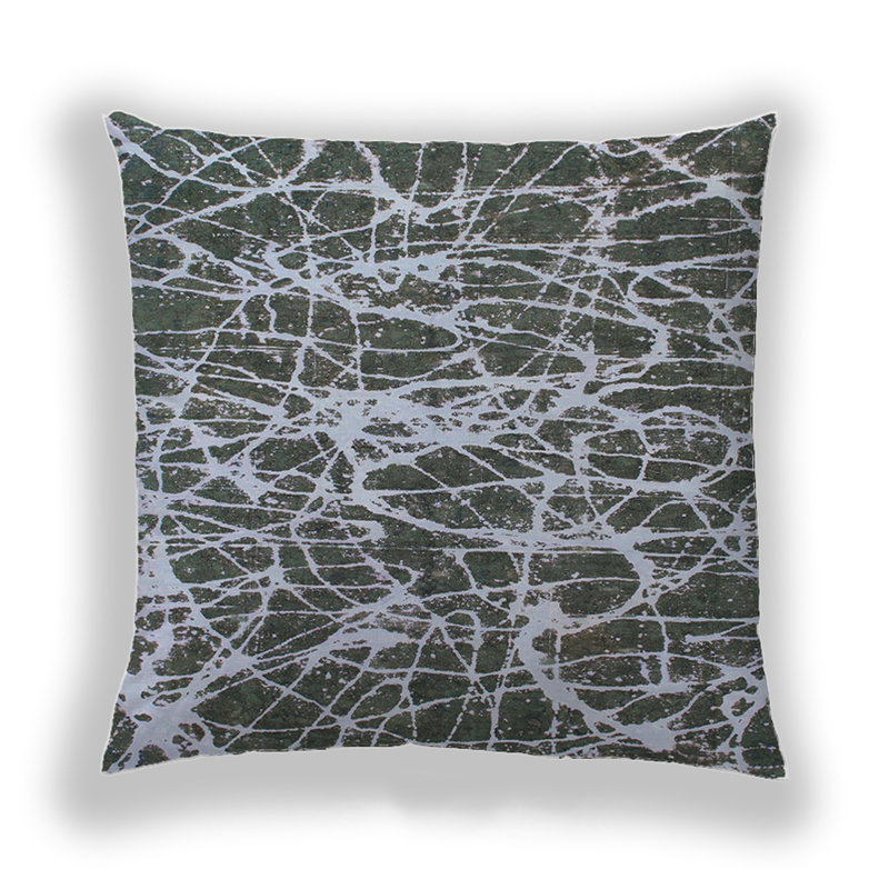 Coussin décoratif abstrait 1128, Microsuède