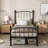 Queen Bed Frame With Headboard And Footboard Metal-1075325644-1103081336