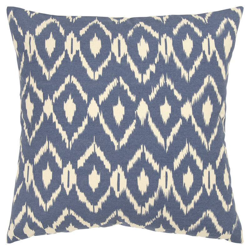 Coussin Natural Ikat, Bleu