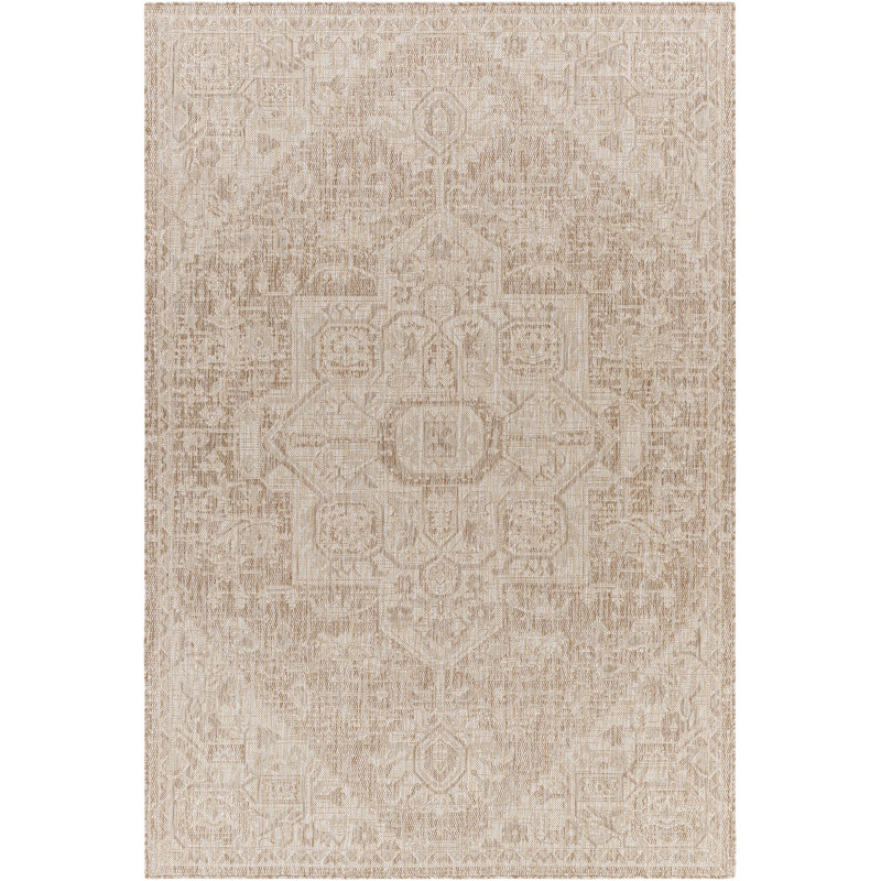 Bentyn Moroccan 160cm X 213cm Vanilya/Cream/Beige Indoor / Outdoor Area Rug