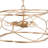 3-Light Modern Glam Cage Pendant Lighting