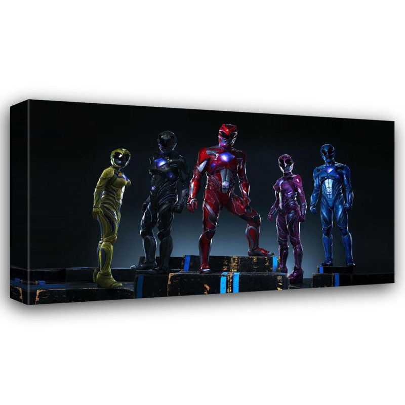 Power Rangers, 27" H x 48" W