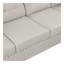 Canapé modulaire de 105 po avec repose-pieds avec rangement, canapé en L avec 2 coussins et porte-gobelet, canapé modulaire avec méridienne réversible pour le salon, gris clair