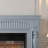 American solid wood fireplace decor-108347298