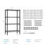 65cm W Metal Storage Rack