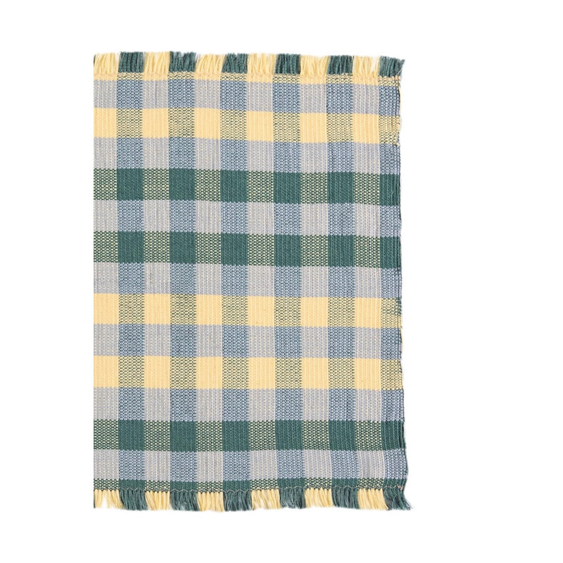 Cuadritos Teal Placemat