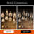 Aldahir 8 - Light Matte Black Cluster Pendant