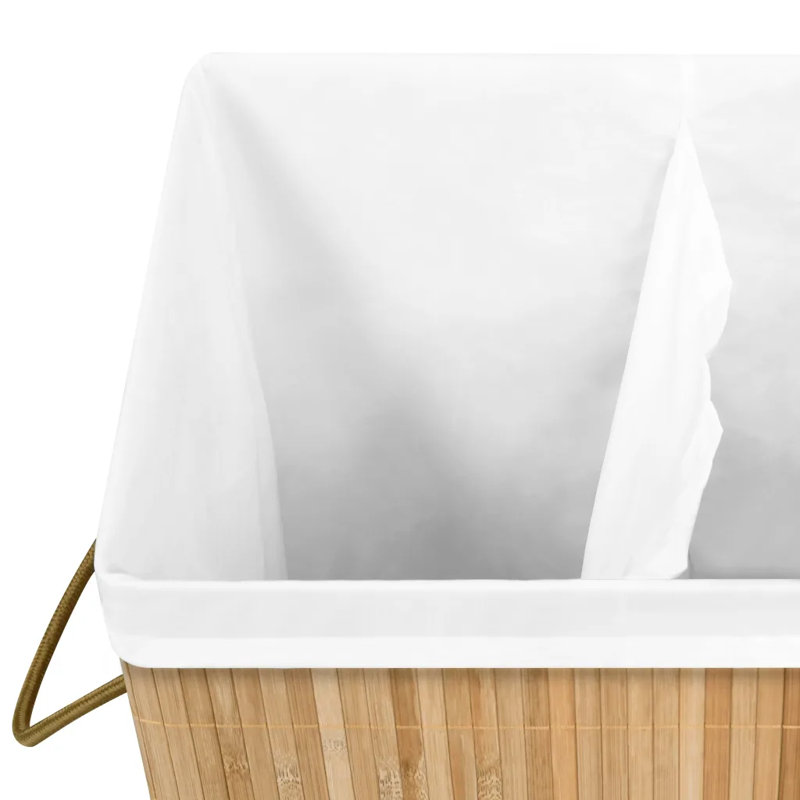 Fabric Laundry Hamper with Handles, Small (60 cm x 40 cm x 30 cm)