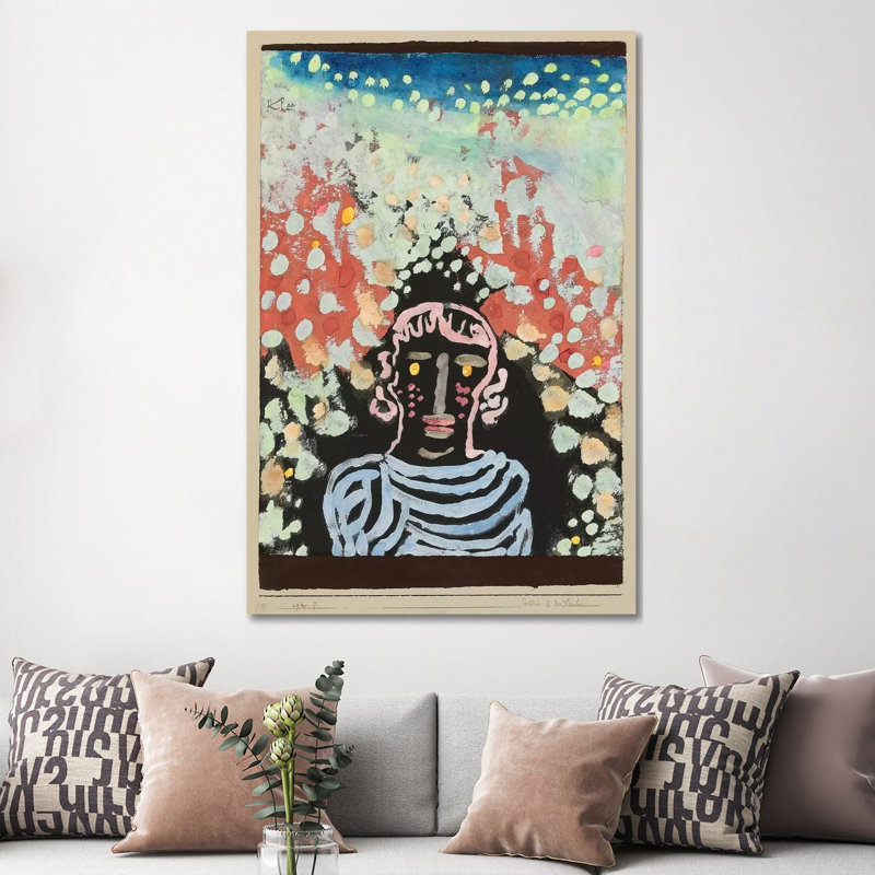 Likeness In The Bower by Paul Klee - Wrapped Canvas Painting, 152.5 cm H x 101.5 cm W