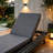 Acacia Wood Lounge Chaise With Water-Resistant Lounge Cushions-604405761