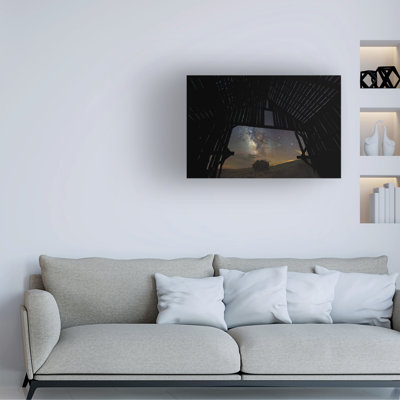 Wrapped Canvas Wall Art - Royce Bair 'Dreamscape Starry Canvas' Wall Art for Living Room, Bedroom, or Office Décor  - 12x19