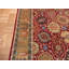 Tapis en laine rouge/brun 4 pi 8 po x 7 pi 3 po one-of-kind à la main noué la Josephson