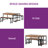 Paulsen 63'' 3 Piece Dining Table Set with 2 Bench & Wine Glass Holder
