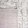 Tapis oriental argent et ivoire Christa