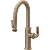 Pull-Down Prep/Bar Faucet With Squeeze Sprayer
