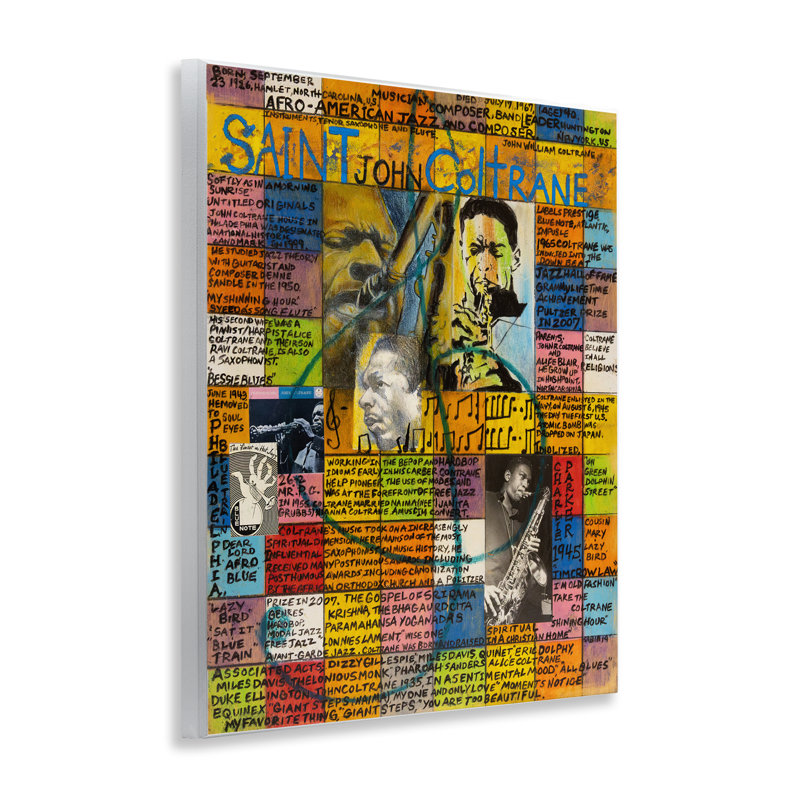 «Saint John Coltrane Collage» par Sabin