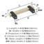 Mulino 3 inch (76mm) Centre-to-Centre-99718458