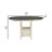 Louroukina Extendable Oval Unfinished Dining Table-1471943657