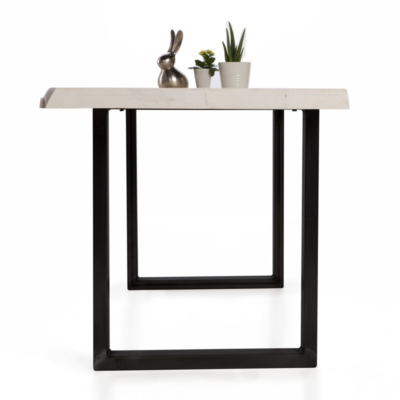 Base de table en U 28 po, Noir, noir, noir, noir