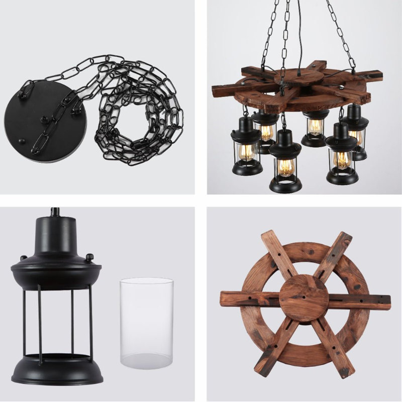 Hendersonville 6 - Light Kitchen Island Chandelier