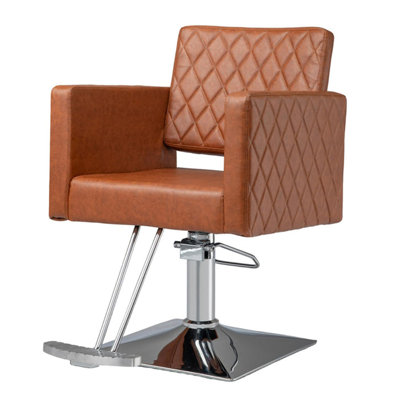 Heavy Duty Hydraulic Wide Seat Hair Stylist Salon Chair 