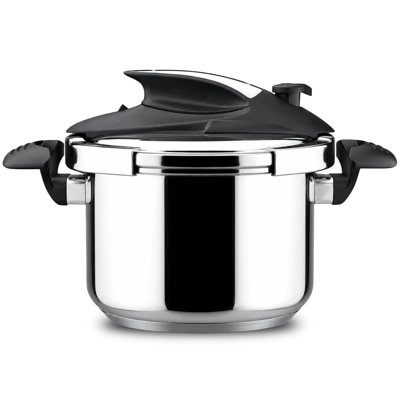 Autocuiseur de 4,2 pte Magefesa Nova - Cuisson rapide, verrouillage facile, acier inoxydable 18/10, compatible avec l'induction, 5 caractéristiques de sécurité, 11,6 PSI