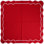 Red Placemat, Set of 8
