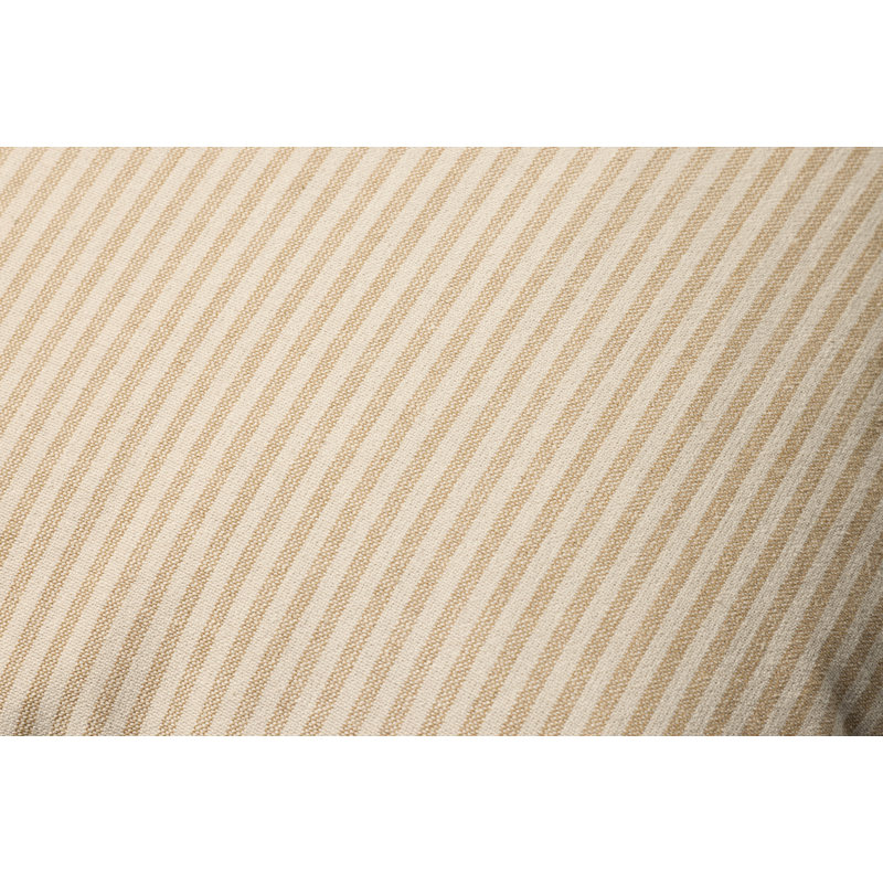Jeremiah Brent x Loloi Sullivan Pillow Cover, Square 22"H x 22"W, Natural / Gold