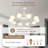 39.4" Bladeless Ceiling Fan with Remote and 10 lights-552231100