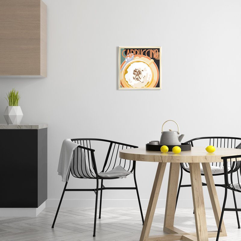 Az-756-Bois, cappuccino rétro, impression sur toile