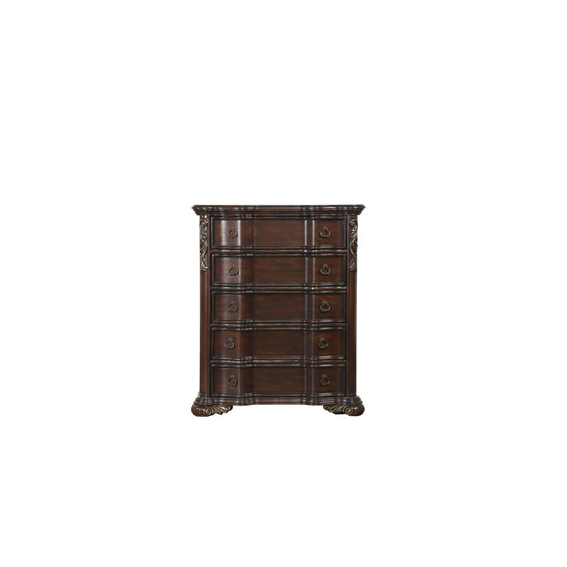 Ensemble de chambre à coucher Eliyanah Cindelyn, Grand, 3 pièces : table de chevet, Coffre, Lit