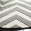 Krystyna Chevron Handmade Tufted Wool Grey/Ivory Area Rug-21774051
