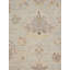 Tapis bleu en laine noué à la main Oushak L.-110834094