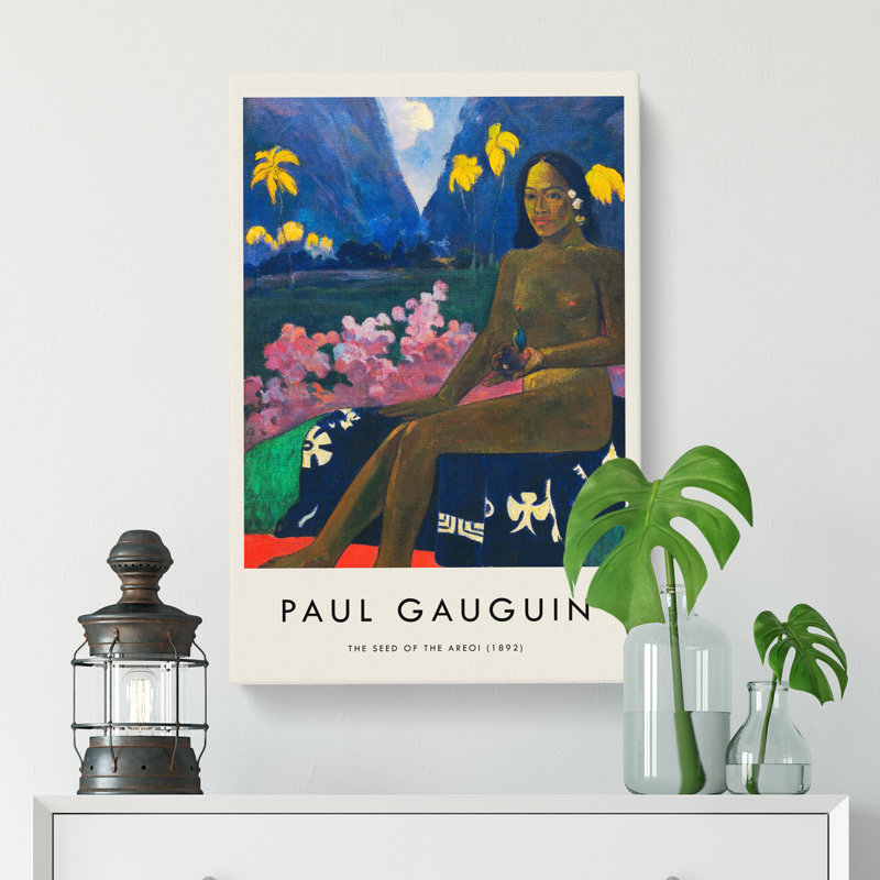 Seated Woman Vol.3 by Paul Gauguin - Wrapped Canvas Painting, 76cm H x 50cm W x 3cm D