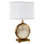 22.44" Antique Brass Table Lamp