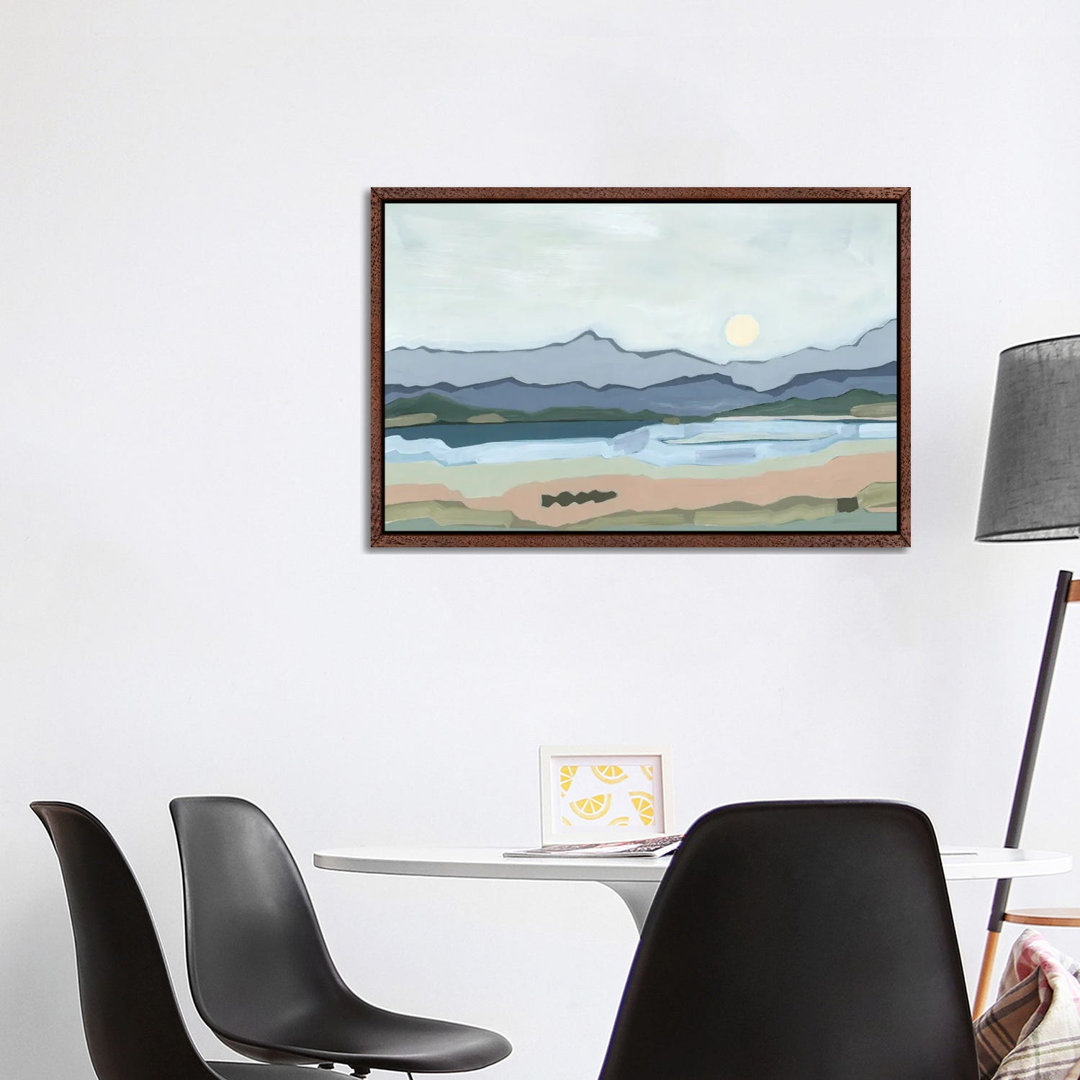 Moonrise Over The Valley, 2023 by Andrea Mejia - Gallery-Wrapped Canvas Giclée on Canvas